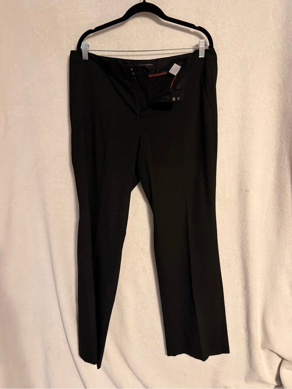 Banana Republic Martin Fit Black Dress Pants Women’s Size 14R Stretch Trousers